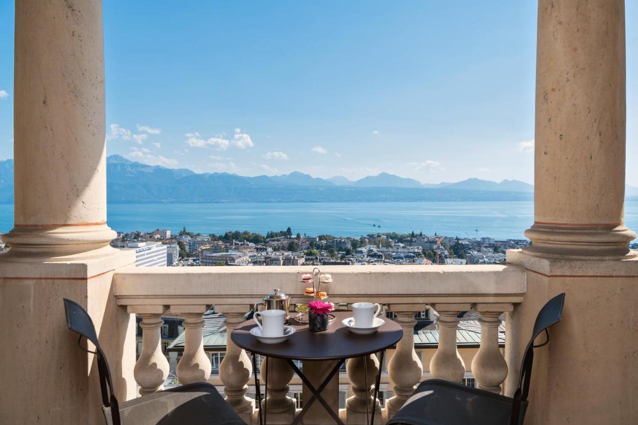 Lausanne Palace Екстериор снимка View from the hotel