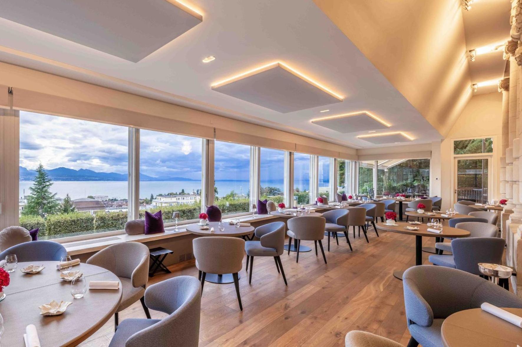 Lausanne Palace Екстериор снимка Restaurant