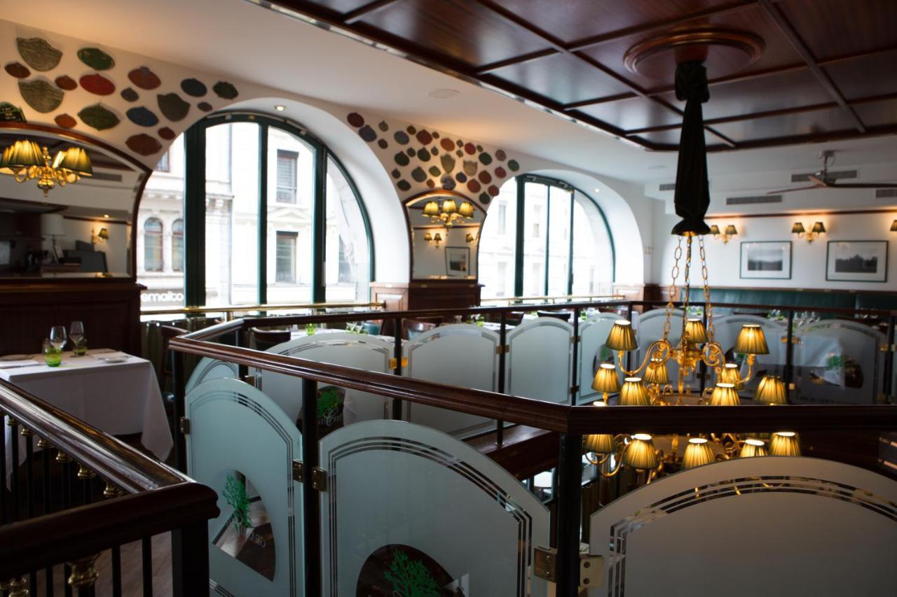 Lausanne Palace Екстериор снимка Interior of the restaurant